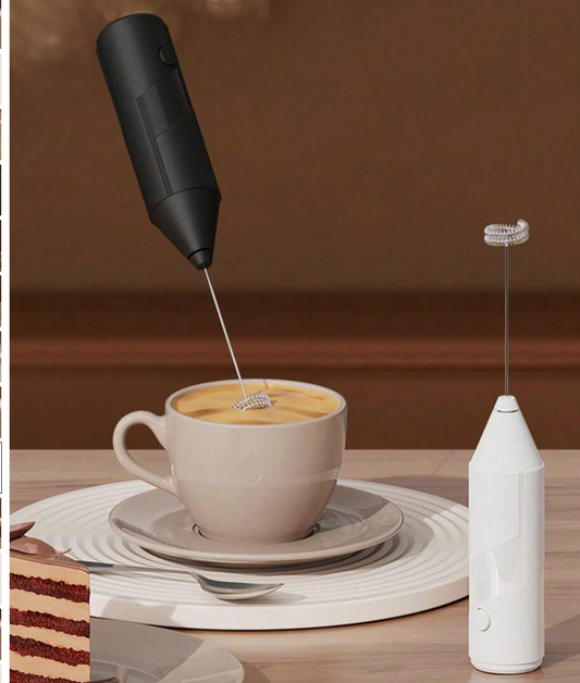 Rechargeable Milk Frother – Powerful Handheld Mixer for Lattes, Cappuccinos & More!